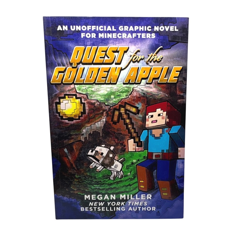 Minecraft Quest for the Golden Apple Minecraft Graphic Novel Miller Paperback